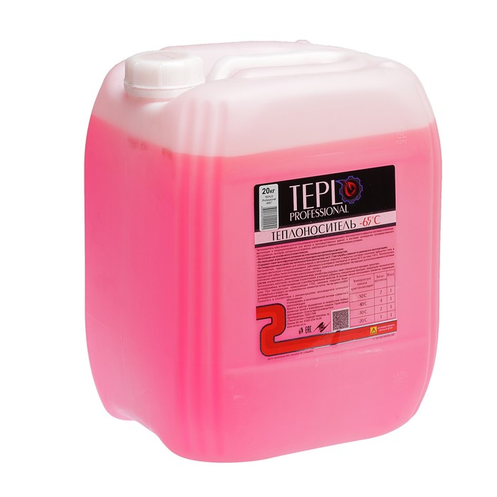Теплоноситель Teplo Professional-65. 20кг пропиленгликоль зеленый